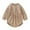 Khaki, variant on Sngxgn Baby Boys Ruffle Bodysuit Solid Long sleeved Onesie Casual Plain Blouse Romper(Pink,68)