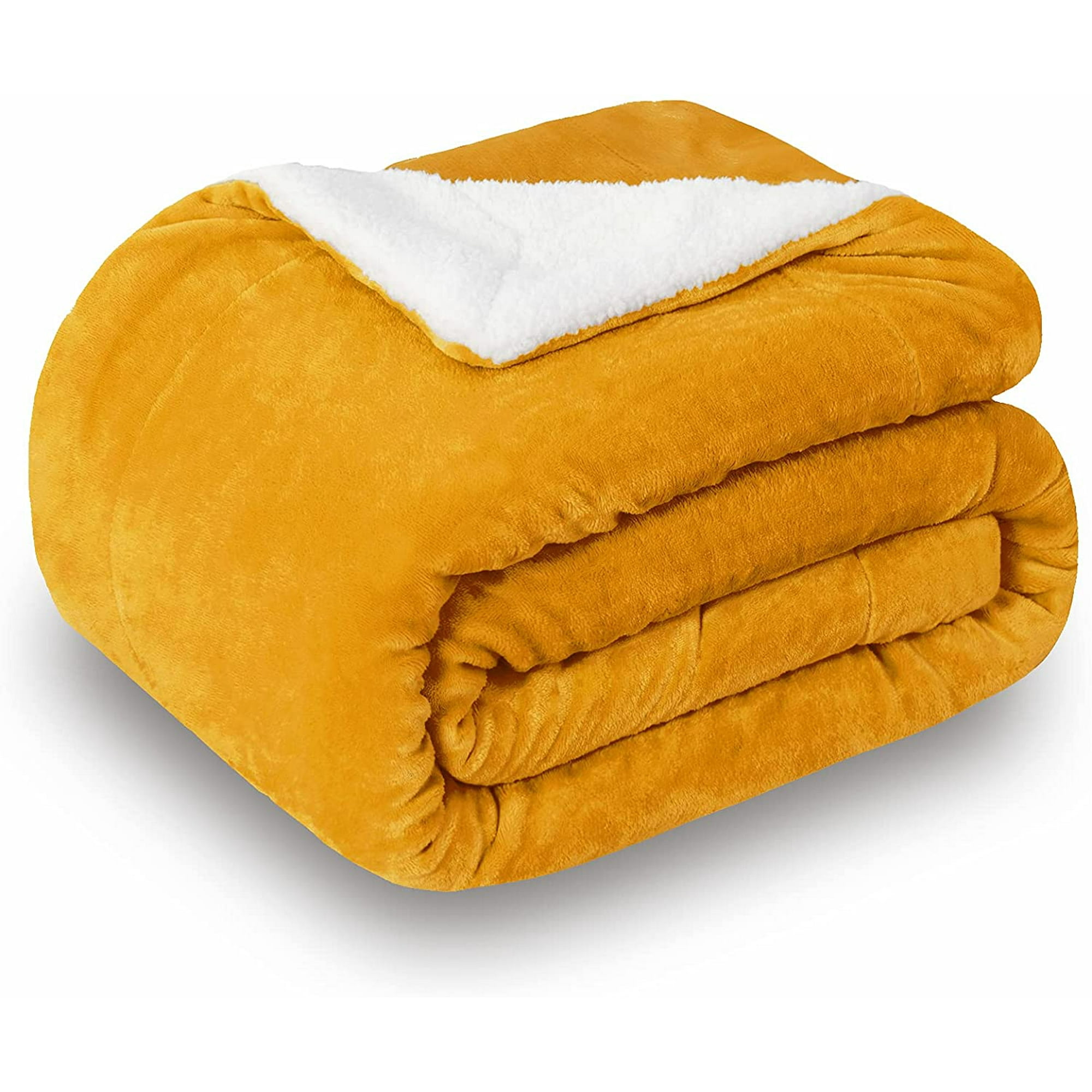 Yellow sherpa blanket sale