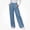 Sky Blue, variant on DJDLJWCJ Business Pants for Women Straight Leg High Waist Work Trousers Solid Color Stretchy Suit Pants Black Size XL
