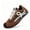 Brown, variant on CHICVOMEY Sneaker for Men Rubber Sole Lightweight Non Slip Walking Shoes Retro Casual Comfortable Spring Summer Work Sneakers