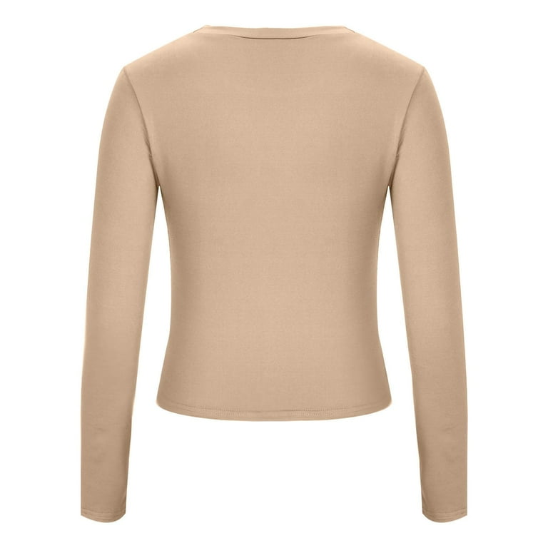 Women's Crew Neck Bodycon Tops Hollow-out Lace Patchwork