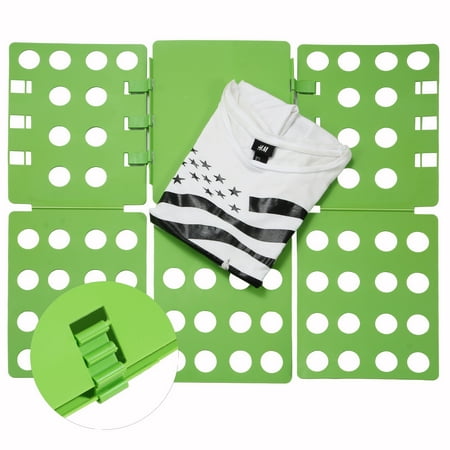 Ollieroo Plastic T Shirt Folder Clothes Fold Board Thickness Adjustable Laundry Folding (Best Shirt Folding Board)