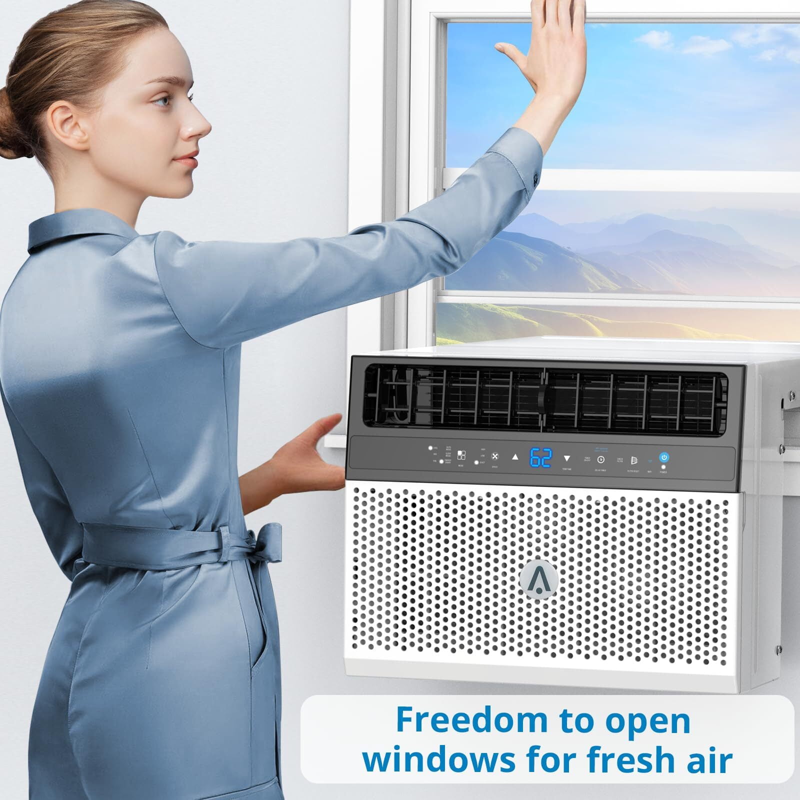 window air conditioner fresh air intake