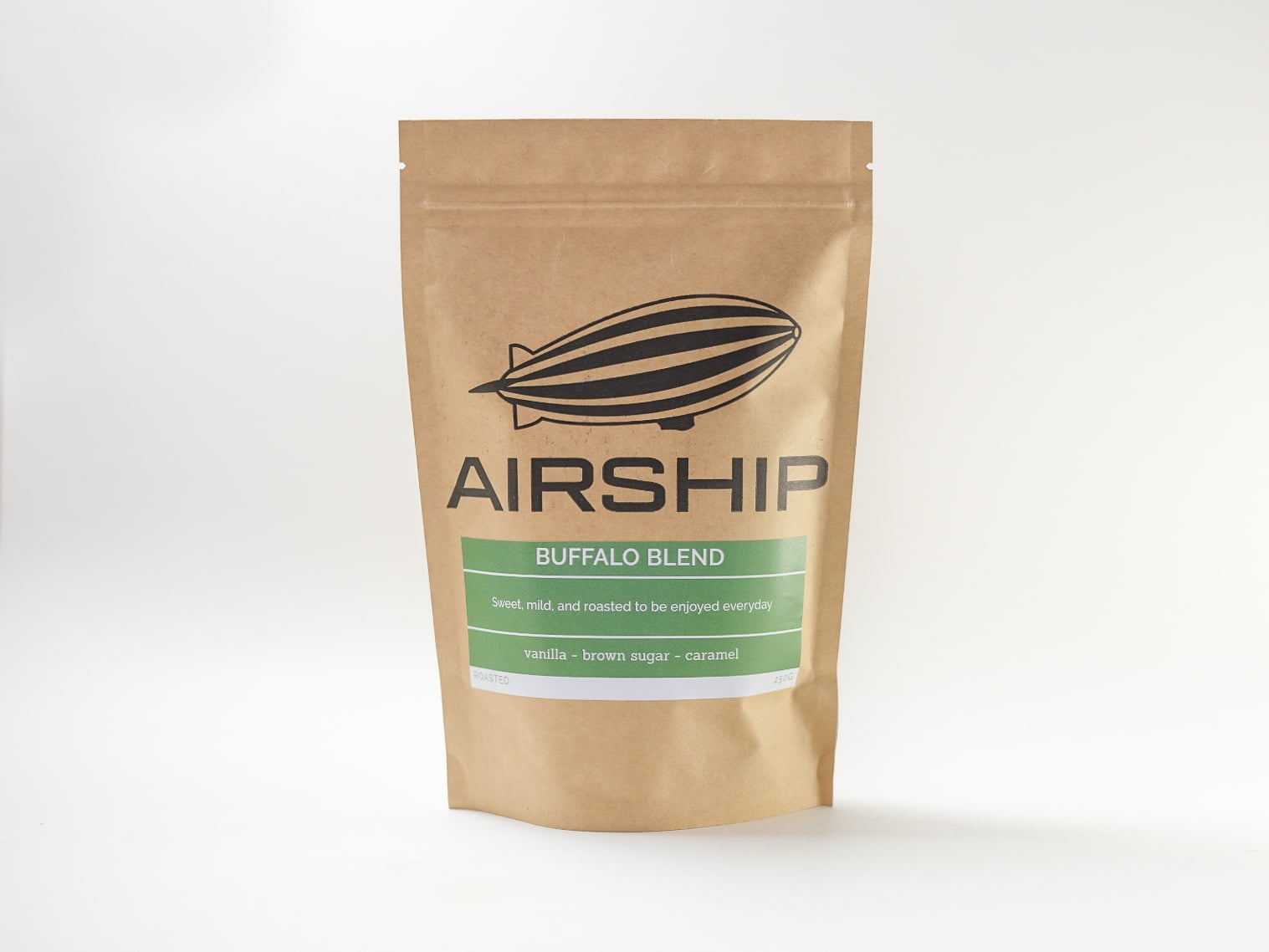 Airship Buffalo Blend, Medium Roast, Whole Coffee Beans, 8.8 oz