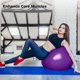 thumbnail image 2 of Juego de equipo de percusión cardiovascular, pelota de equilibrio de fitness de 26 pulgadas con bomba y baquetas de percusión cardiovascular de 3.2 oz, pelota de ejercicio aeróbico para entrenamientos, 2 of 7