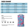 thumbnail image 6 of Bixox Men's Girl Butterfly Printed Shirt Sleeveless Fitness Tank Top-XX-Large, 6 of 7