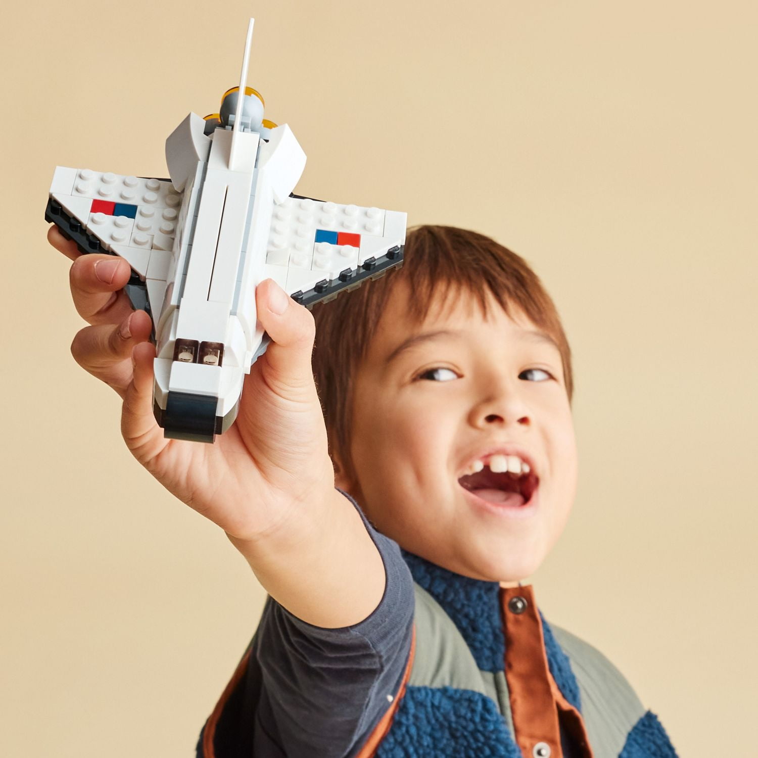 LEGO Creator 3 in 1 Space Shuttle Building Toy for Kids, Creative