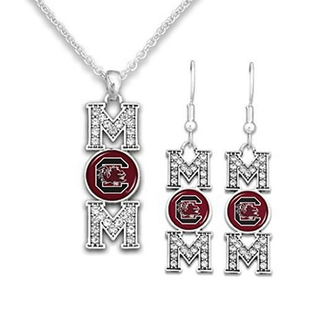 South Carolina MOM Earrings and Necklace Set