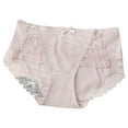 thumbnail image 4 of Riecok Women Underwear Panties Seamless Stretch Ice Silk Breathable Comfortable Panties Pink M, 4 of 5