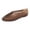 Brown, variant on Women’s Jelly Shoes Flat Clear Close Toe Sandals Hollow out Comfortable Beach Waterproof Summer Slides Casual Slippers Mules Yellow Size 9.5