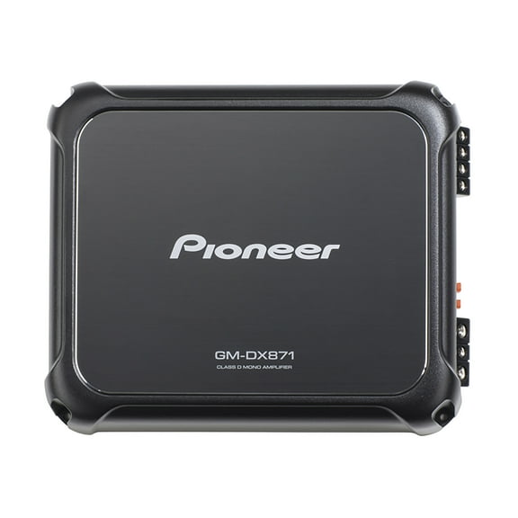 Pioneer GM-DX871 1,600-Watt-Max 1-Channel Class D Amplifier with Wired Bass Boost Remote