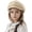 Khaki, variant on Wool Flat Cabbie Hat, Classic Newsboy Beret Cap for Toddler Boys Girls