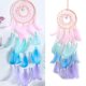 thumbnail image 3 of Tejido Colgante de Plumas Gloria decoración Boho Macramé LED Atrapasueños, 3 of 5