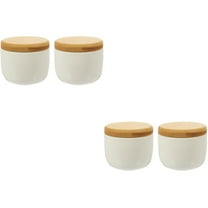 GETAJGHSD Ceramic Tea Canister White Fine Craftsmanship Portable Storage