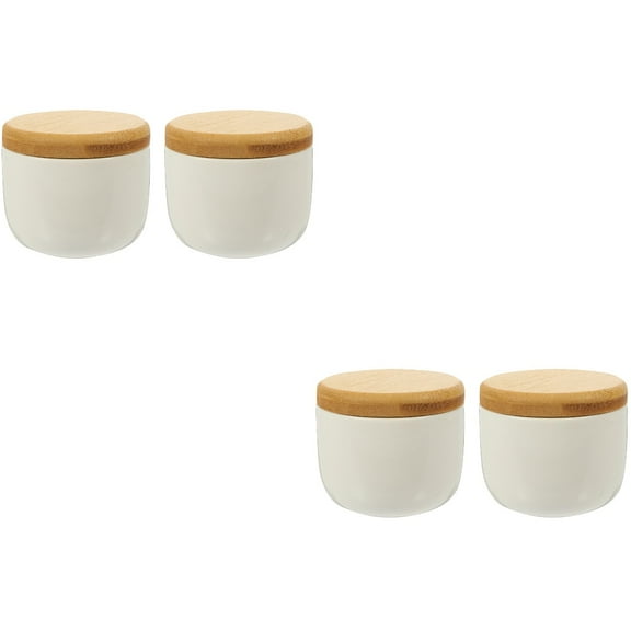 GETAJGHSD Ceramic Tea Canister White Fine Craftsmanship Portable Storage