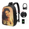 thumbnail image 2 of Selena Quintanilla Travel Laptop Backpack Lightweight Bookbags Casual Daypack Computer Bag, 2 of 8