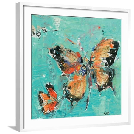 Art.com Monarch II Art Print by Kellie Day White Frame Wall Art 29 x 29
