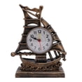 thumbnail image 2 of RELOJ DE FIGURAS DE VELERO, Despertador de Velero Exquisito de Escritorio Retro para Casa, 2 of 7