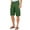 GREEN, variant on Men's Premium Multi Cargo Twill Cargo Shorts with Belt
