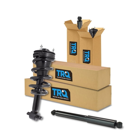 TRQ 4 Piece Front & Rear Complete Strut Assembly Shock Absorber Kit for Chevy SKA64132 Fits select: 2007-2018 CHEVROLET TAHOE, 2007-2018 CHEVROLET SUBURBAN