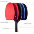 thumbnail image 3 of Regail CE-Certified Ping Pong Paddle Set - 2 Rackets (25.5X15cm Optimal Grip), 3 Balls, Horizontal/Vertical Strokes, Multi-Color Options, Durable Export-Quality for Fitness & Sports Enthusiasts, 3 of 6
