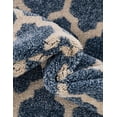 thumbnail image 3 of Unique Loom Trellis Collection Area Rug - Philadelphia (9' x 12' 2" Rectangle Light Blue/Beige), 3 of 13