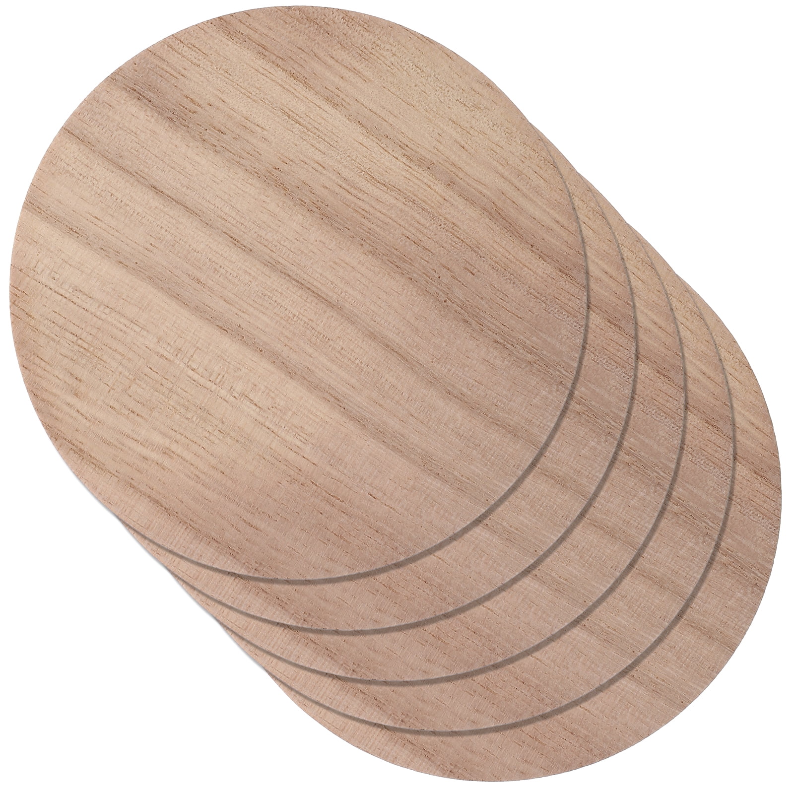 Frcolor 5pcs Round Wood Slices for Display Unfinished Round Wood Slices
