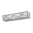 thumbnail image 6 of Meyda Lighting 24'W Deco Vanity Light, Nickel/Ca - 15516, 6 of 7