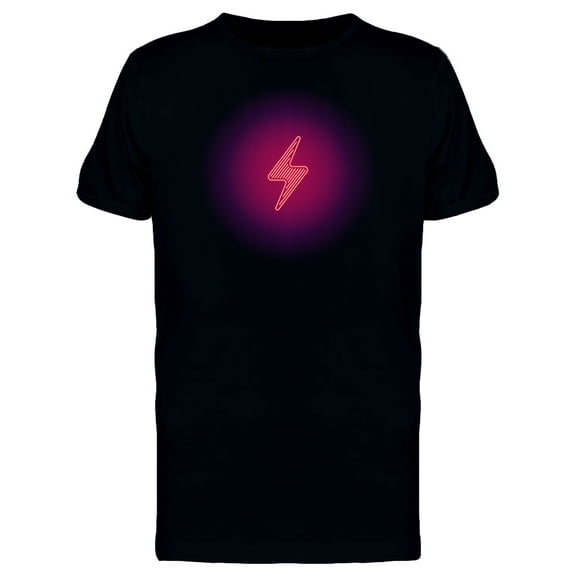 Bright Lightning Bolt Tee Men's -Image by Shutterstock