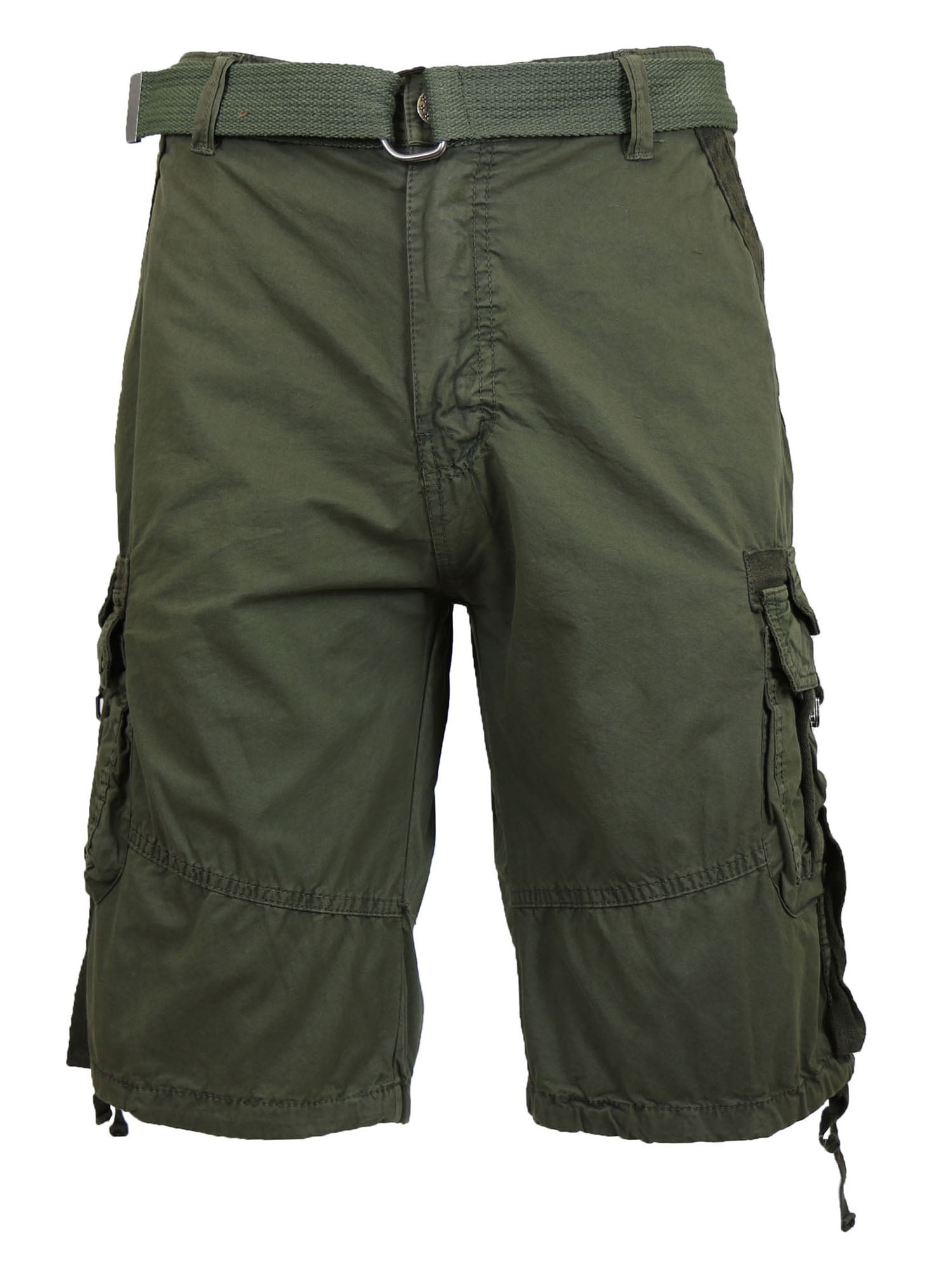 Mens cargo summer walking 5 pockets cotton shorts with belt loops cotton 32-48 