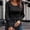 Black, variant on Yaruuzi Long Sleeve Shirts for Women Mock Neck Tops Pleated Front Blouses Puff Sleeve Boho Tops Dressy Casual Spring Fall Clothes 2026 Fashion Loose Tunic Tops Business Work Blouse Black L