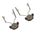 thumbnail image 1 of 2 Uds Adaptador de Casco para Auriculares Soporte de Suspensión para Auriculares Casco Adaptador de Riel de 19-21mm Auriculares Giratorios Orejeras de Caza Soporte de Anggrek Otros, 1 of 8