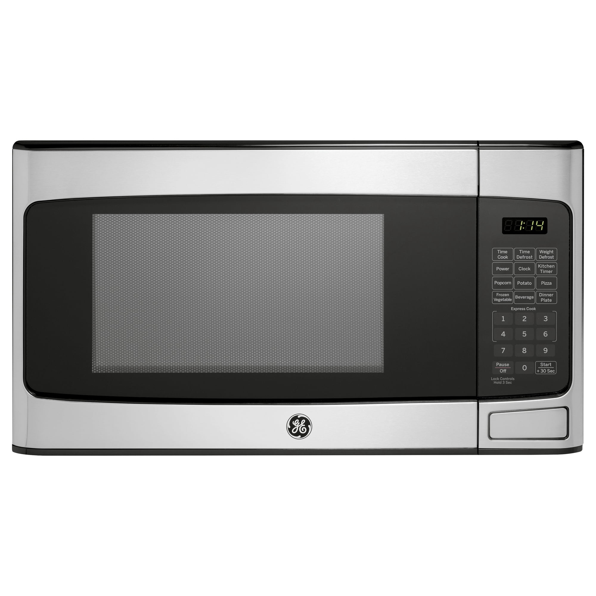 GE 1.1 Cu. Ft. Capacity Countertop Microwave Oven Stainless Steel