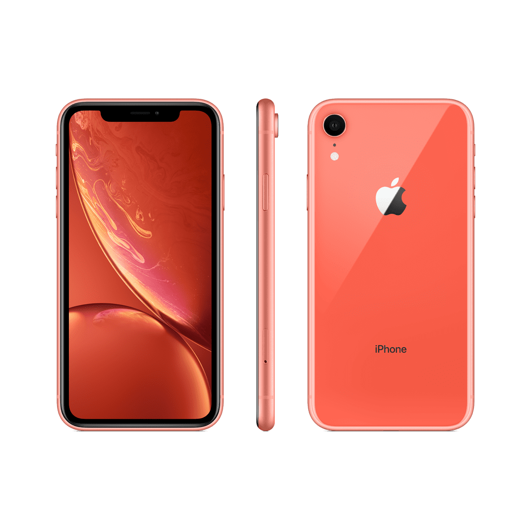 Apple iPhone XR, Carrier Unlocked, 128GB Coral, 12MP Camera