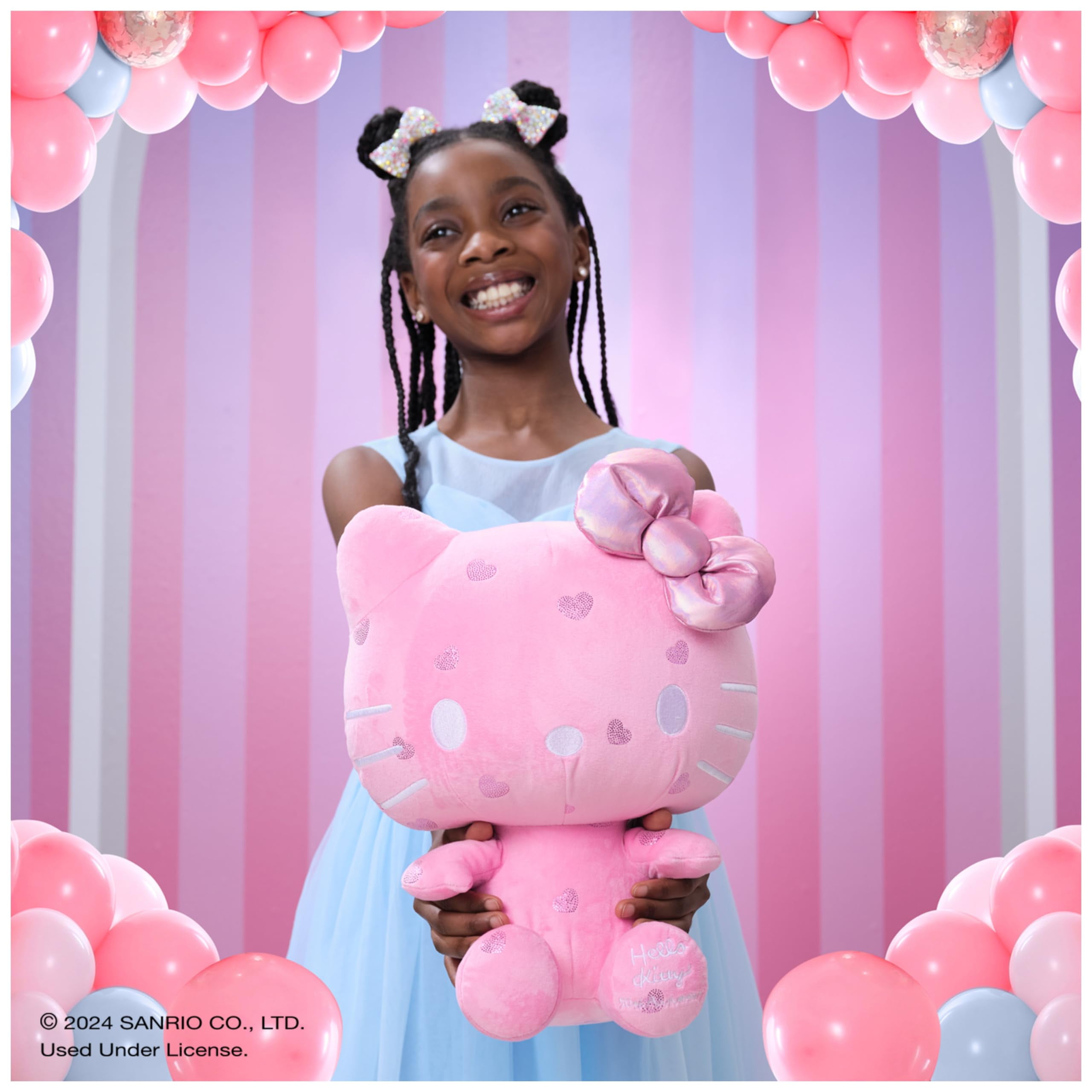 GUND Sanrio Hello Kitty 50th Anniversary Plush, Special Edition Stuffed Animal for Ages 1 and Up, Pink, 12”