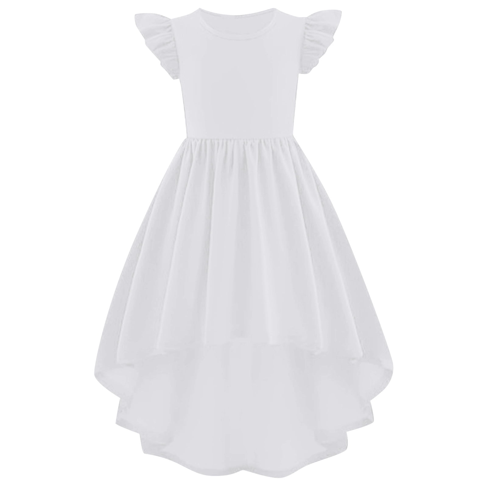 white puffy sleeve dress White Satin Short Wedding Dress with Puff Sleeves