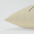 thumbnail image 4 of Black Taupe Canvas Faith Throw Pillow, 4 of 5