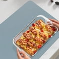 thumbnail image 3 of Modern Placemat Leather Household Oil-proof Avoid-scalding Avoid-slip Heat Insulation Mat Bowl Mat Table Mat Big Size, 3 of 4