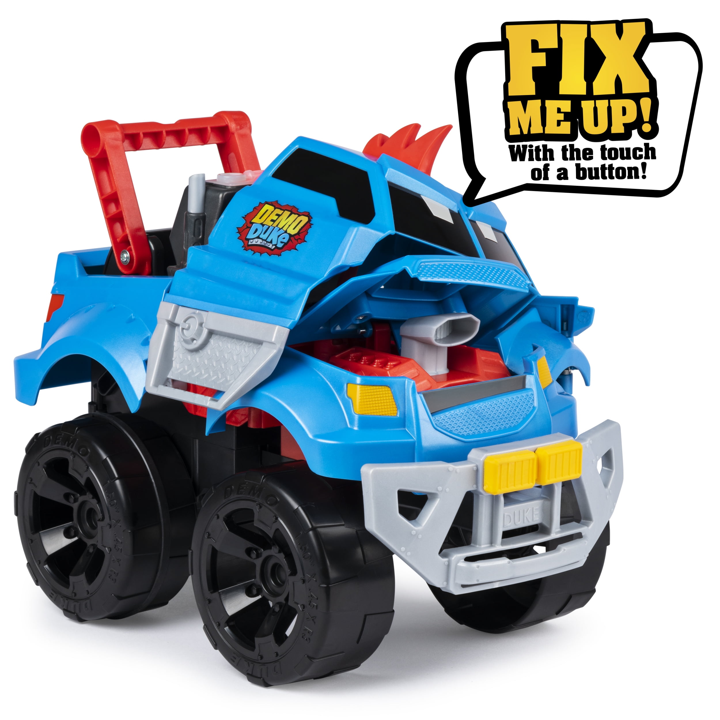 Demo Duke, Crashing and Transforming Vehicle with Over 100 Sounds and Phrases, for Kids Aged 4 and Up