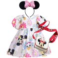 thumbnail image 1 of New Disney Mickey Mouse Daisy Baby Girl Cute Princess Dresses Kid Casual Dress Backless Toddler Cartoon Puff Sleeve Clothes 2-8T9-10T Gao Jinjia LED, 1 of 2