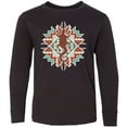 thumbnail image 3 of Inktastic Southwestern Native Pattern Lizard Long Sleeve Youth T-Shirt, 3 of 5