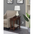 thumbnail image 2 of Pemberly Row Flip-Top End Table with Charging Station in Espresso Wood, 2 of 9