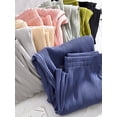 thumbnail image 2 of Pantalones de punto suaves y cómodos para mujer, pantalones anchos largos holgados básicos de otoño para mujer, pantalones de chándal de cintura alta, pantalones rectos para mujer Tan Jianjun unisex, 2 of 2