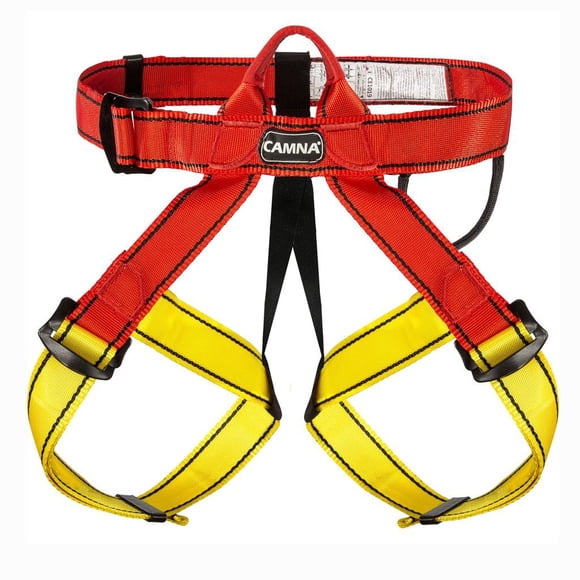 Arnés de escalada Sunnimix de seguridad Rojo amarillo