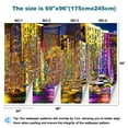 thumbnail image 3 of Peel and Stick Wallpaper Canvas Abstract Artistic City Miami Modern Art Wall Mural Decor Self Adhesive and Removable 69in x 98in, 3 of 6