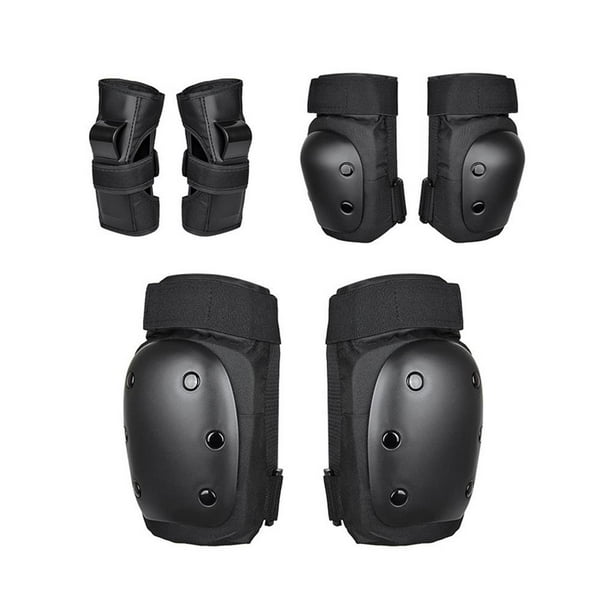 Soidarity 6 uds., rodilleras para niños y adultos, coderas, muñequeras, conjunto de equipo de protección para patinaje, patinaje, patineta, ciclismo Patinetes eléctricos No.2 Soidarity OD016936-02
