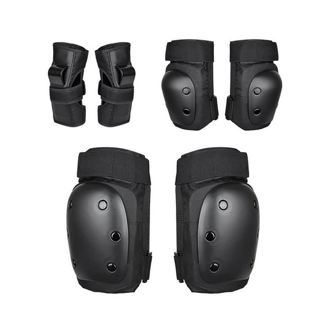Soidarity 6 uds., rodilleras para niños y adultos, coderas, muñequeras, conjunto de equipo de protección para patinaje, patinaje, patineta, ciclismo Patinetes eléctricos No.2 Soidarity OD016936-02