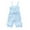 Light Blue, variant on Lenpel Toddler Baby Girls' Sleeveless Jumpsuits Soft Cotton Spaghetti Strap Tie Waist Cami Rompers Active Overalls with Pockets 1-6 Y