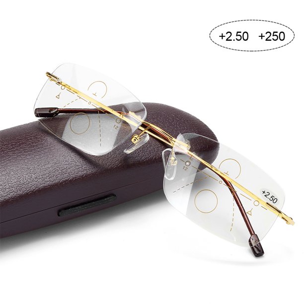 Progressive Multifocus Antiblue Reading Glasses Anti Glare Blue Light