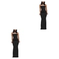 thumbnail image 1 of Qarigey Vestido de verano con hombros descubiertos para mujer, vestidos de estilo informal para niñas, fiesta en la piscina, banquete, ropa, Type1 NO1, 1 of 6